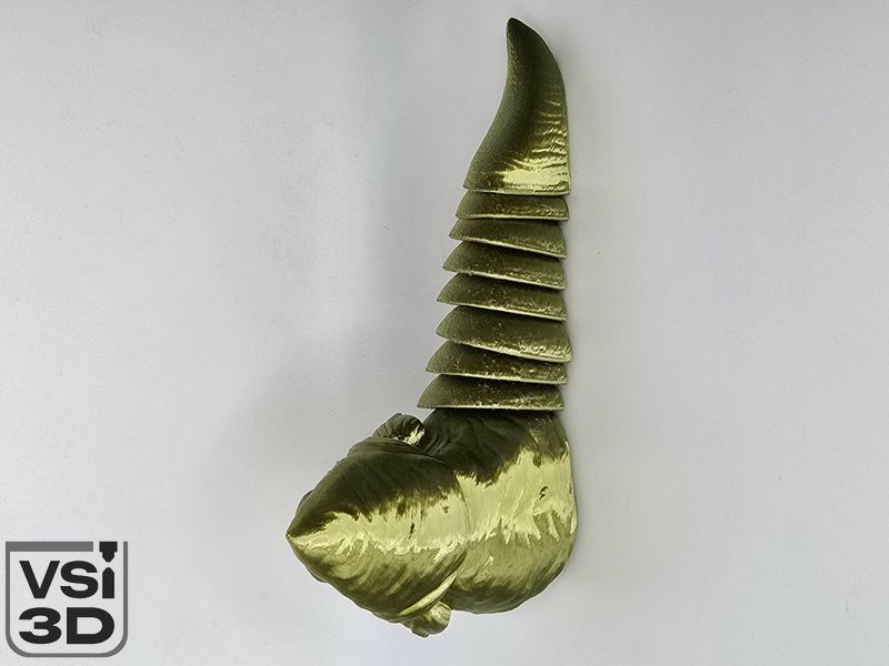 Рухома іграшка Джабба Гатт. 14 см JABBA-HUTT-14-BRONZE виготовлений на 3D принтері