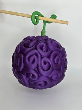 Гому Гому но Мі (Gomu Gomu no Mi) &ndash; Диявольський фрукт з One Piece, 9 см GOMU-FRUIT-9-INDIGO виготовлений на 3D принтері