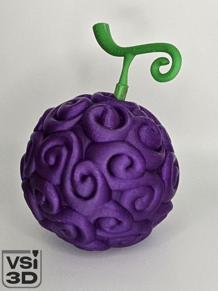 Гому Гому но Ми (Gomu Gomu no Mi) &ndash; Дьявольский фрукт из One Piece, 9 см GOMU-FRUIT-9-INDIGO изготовленный на 3D принтере