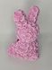 Іграшка статуетка Зайченя з троянд з серцем ROSE-BUNNY-13-PINKPASTEL - фото №4