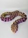 Подвижная игрушка змея (Разные цвета). 55 см SNAKE-SPIKE-55-PURP-GOLD &ndash; фото №2