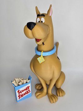 20 см. Фігурка Скубі-Ду. 3D-друк органічним пластиком. SCOOBY-20 виготовлений на 3D принтері