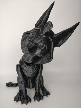 Рухома іграшка Анубіс. 21 см ANUBIS-0001-21-BLACK виготовлений на 3D принтері