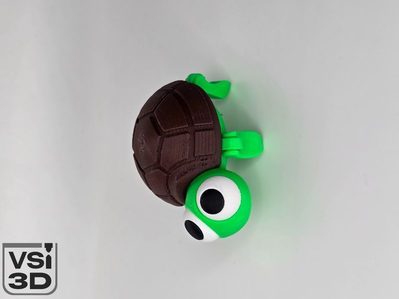Подвижная игрушка "Черепашка". 6 см TURTLE-6-COLORED изготовленный на 3D принтере