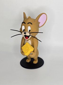 10 см. Фігурка Джеррі (Том і Джеррі). 3D-друк органічним пластиком. JERRY-10 виготовлений на 3D принтері