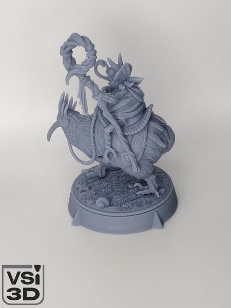 Орік шаман. Мініатюра D&D MINI-ORIK-SHAMAN виготовлений на 3D принтері