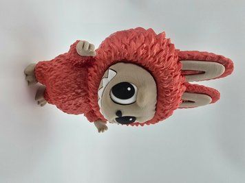 Фігурка Лабубу Labubu з рухомими очима LABUBU-15-REDCARAMEL виготовлений на 3D принтері