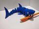 Подвижная игрушка акула. Синий. 26 см SHARK-0001-26-BLUE &ndash; фото №1