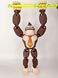 22 см. Рухома іграшка Donkey Kong. (Різні кольори). 3D-друк безпечним органічним пластиком. Ручне офарбовування DONKEY-KONG-22-BROWN - фото №2