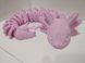 Рухома іграшка аксолотль. Рожевий пастельний. 31 см AXOLOTL-0001-31-PINK виготовлений на 3D принтері